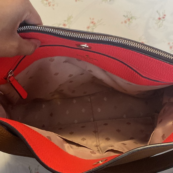 Coffee Brown Kate Spade Purse with Crossbody Strap Included - Picture 8 of 11